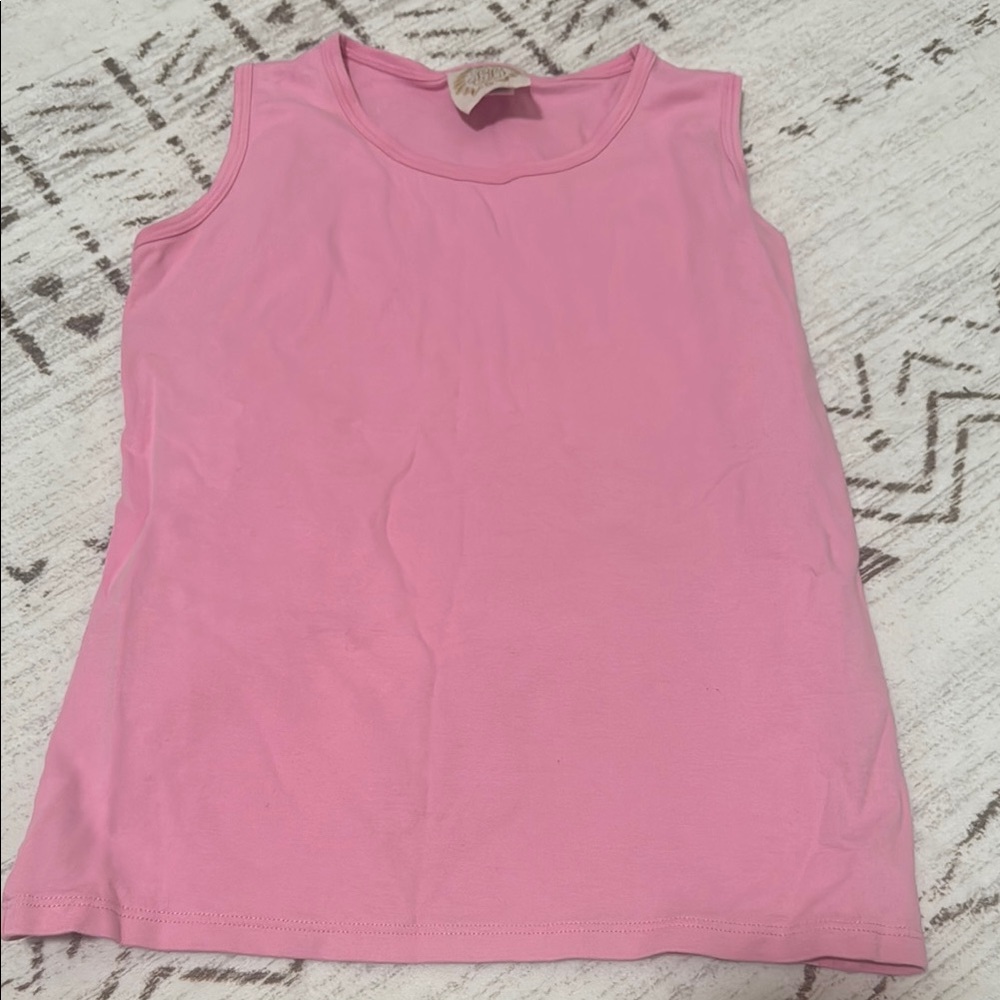 The Beaufort Bonnet Company Pink Sleeveless Tank Top
